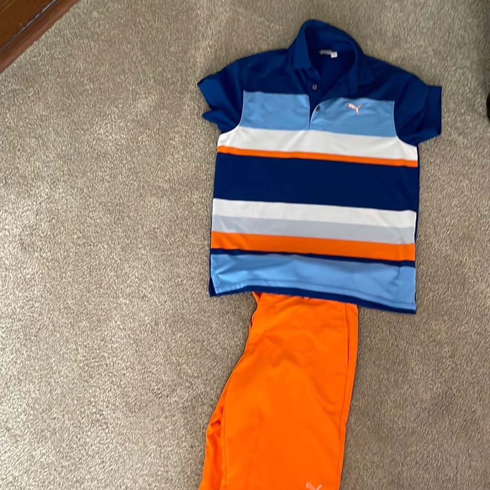 Boys dri fit golf outfit
